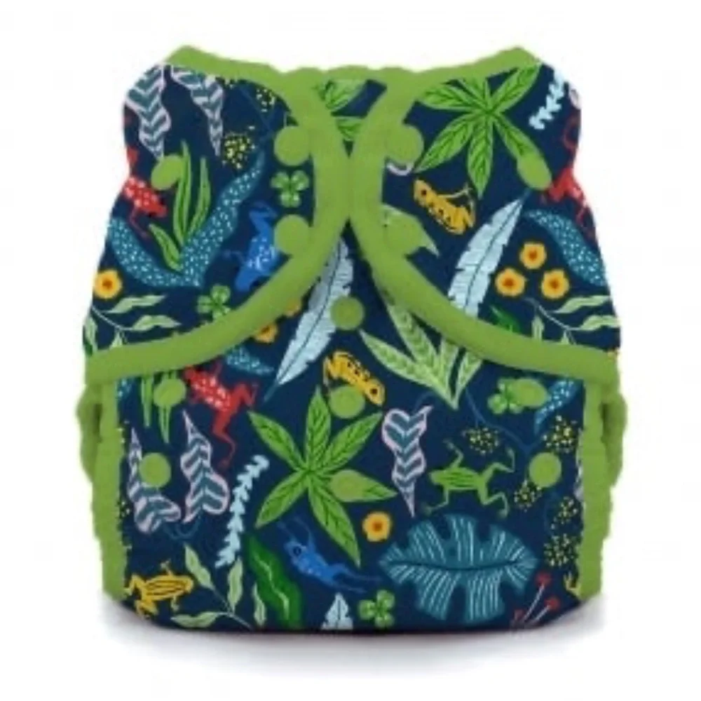 Thirsties Cloth Swim Diaper in Leap Frog size 1